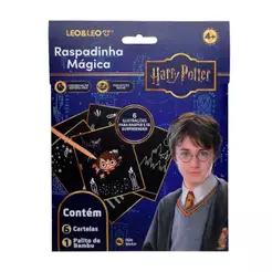 Raspadinha Mágica Harry Potter Envelope c/ 6 Cartelas Leo&Leo Leonora - 10647