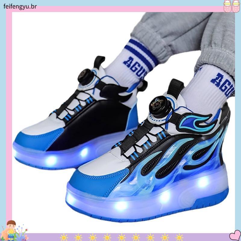 kit tênis infantil masculino tênis infantil masculino Runaway Shoes Meninos 2024 Novo Verão Crianças Patins Tênis Pati