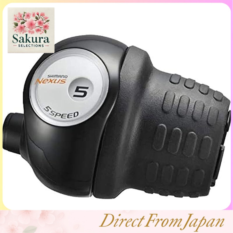 SHIMANO Shift Lever SL-5S30 A Black Internal 5-Speed RevoShift Compatible with CJ-8S20 Includes 1700mm Black Shift Cable, Inner Fixing Bolt Unit ASL5S30AL170LL
