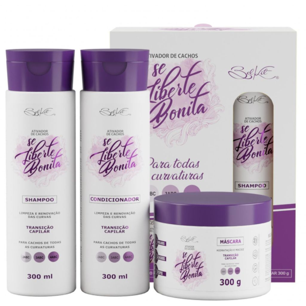 Kit Se Liberte Bonita Belkit Ativador de Cachos Definição