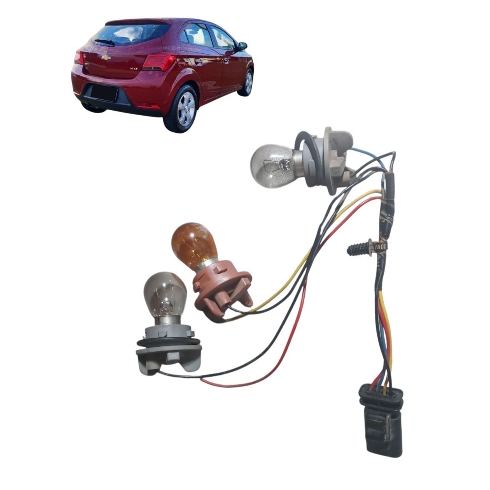 Chicote Soquete Lanterna Traseira Esquerda Gm Onix Ltz Flex