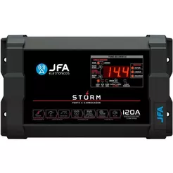 FONTE CARREGADOR DE BATERIA JFA 120 Ah STORM PLUS COM SCI