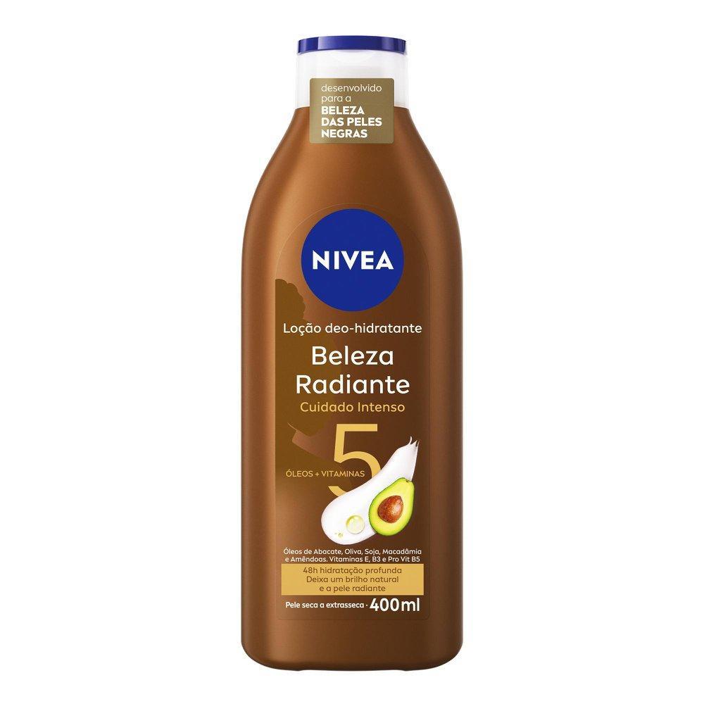 Desodorante Hidratante NIVEA Beleza Radiante Cuidado Intenso 400ml em Oferta na Shopee