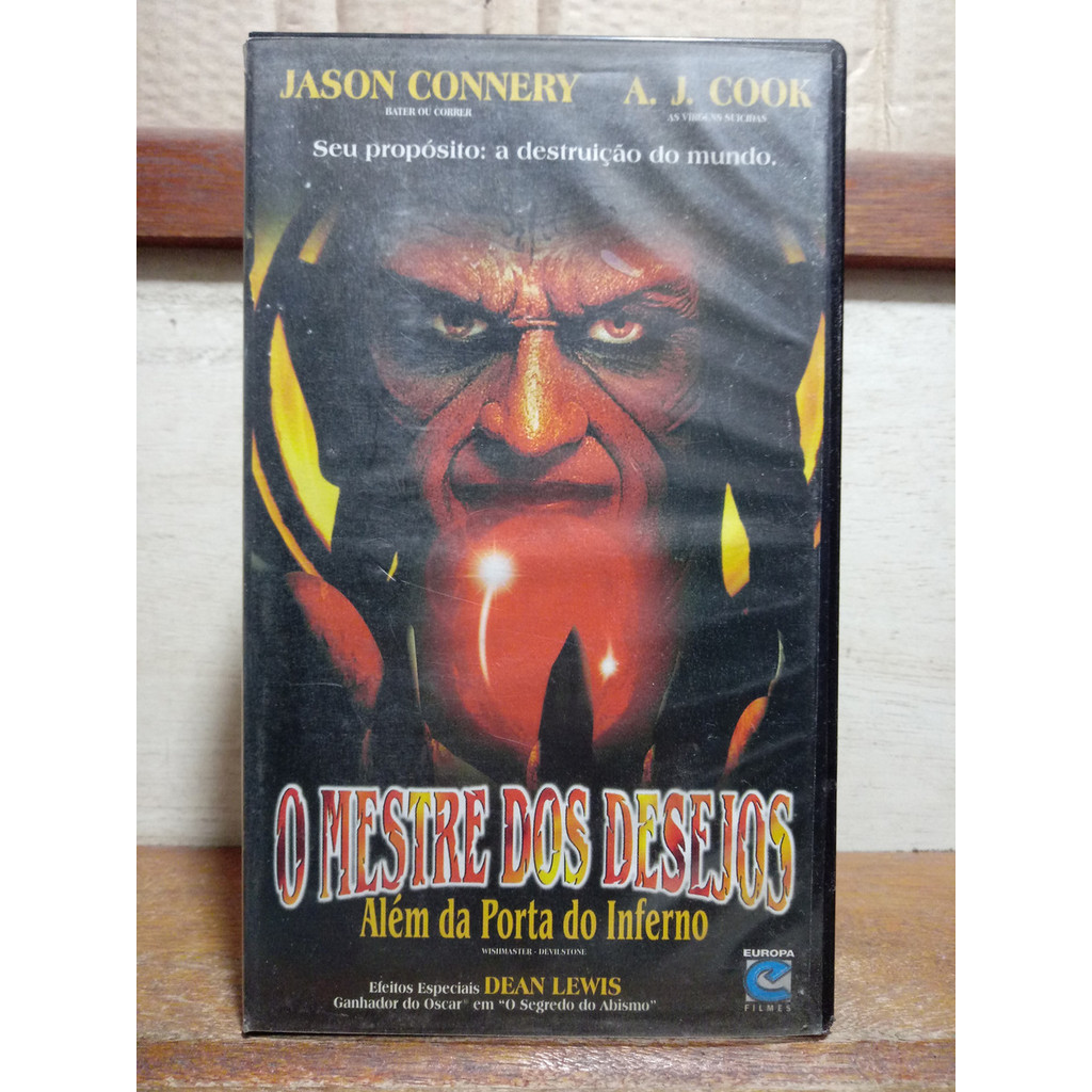 Vhs O Mestre Dos Desejos Além Da Porta Do Inferno Jason Connery