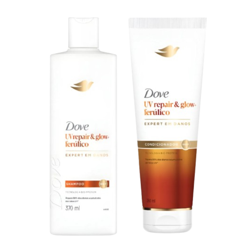 Kit Dove UV Repair Ferúlico Shampoo 350ml + Condicionador 250ml