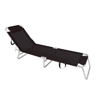 Cadeira Espreguiçadeira de Alumínio Mor, Preto em Oferta na Shopee