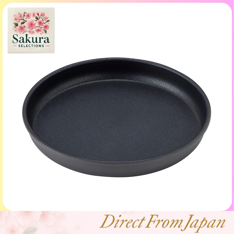 SOTO Frying Pan Made of Aluminum (Lightweight and Easy to Handle) Easy to Clean Gas Stove Outdoor Solo Mountaineering Camping Navigator Frying Pan 18cm SOD-503-18 Black