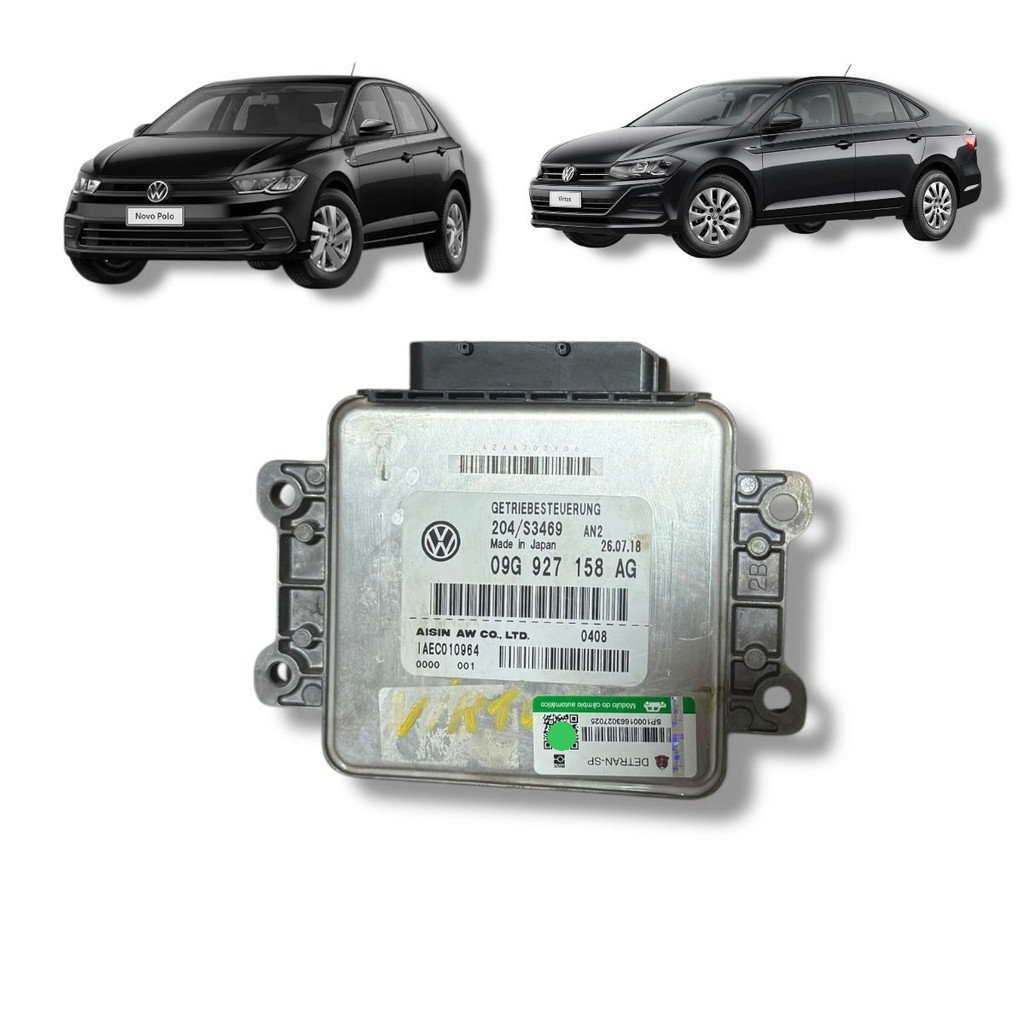 Modulo Câmbio Vw Polo Virtus 2018 A 2022 09g927158ag