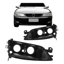 Par Carcaça Farol Dianteiro Chevrolet Vectra 1996 1997 1998 Reparo