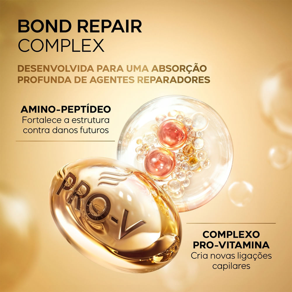 Detalhes do Shampoo Pantene Pro-V Science Molecular Bond Repair 1 Litro