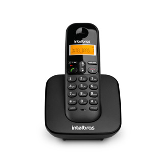 Telefone sem Fio Intelbras TS 3110 Preto em Oferta na Shopee