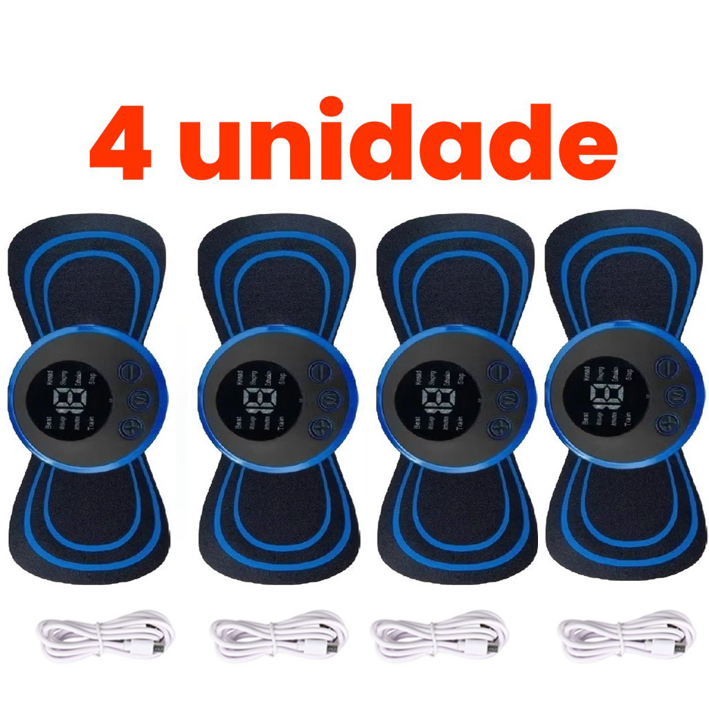Mini Massageador EMS Estimulador Elétrico De Pescoço Portátil Para Alívio FFJ-010 em Oferta na Shopee