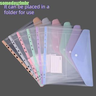 SOMEDAYZL0M Bolsos Para Fichário , Organizador De Arquivos , Bolsa De Arquivo De Folhas Soltas De Alta Capacidade Docume em Oferta na Shopee