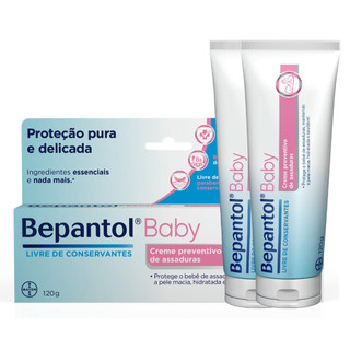 Creme Preventivo De Assaduras Bepantol Baby 120g KIT C/2 UN