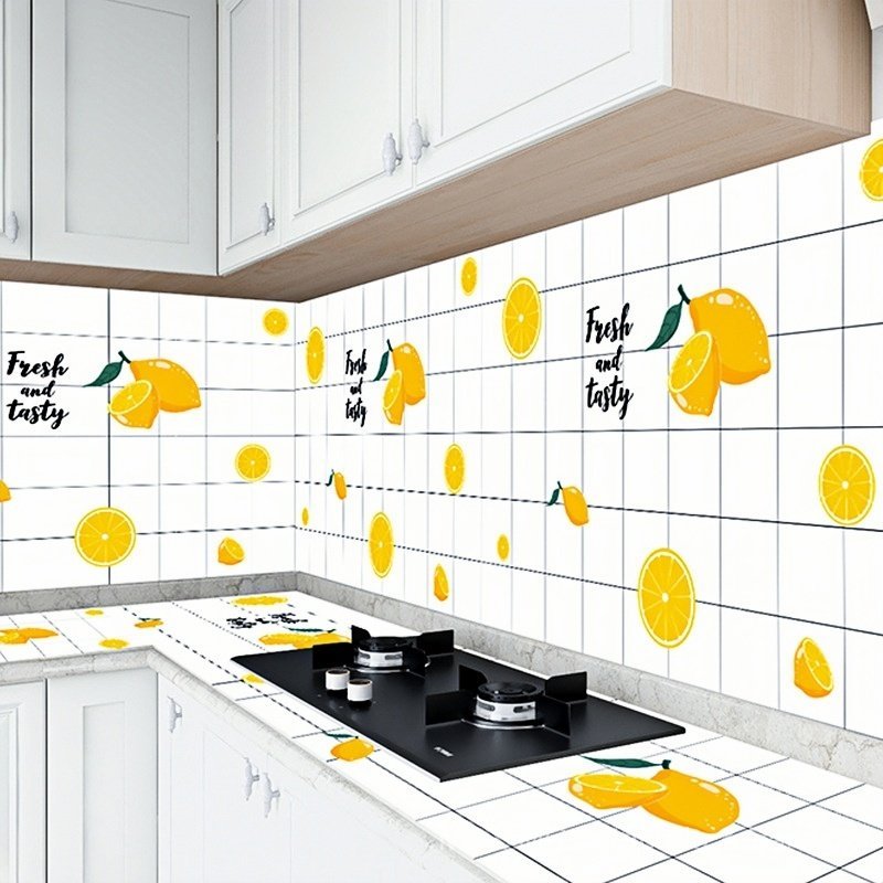 7 Pcs Autocolantes Para Cozinha Resistentes Ao óLeo E à áGua, Ideais Para Decorar Paredes De Cozinha.