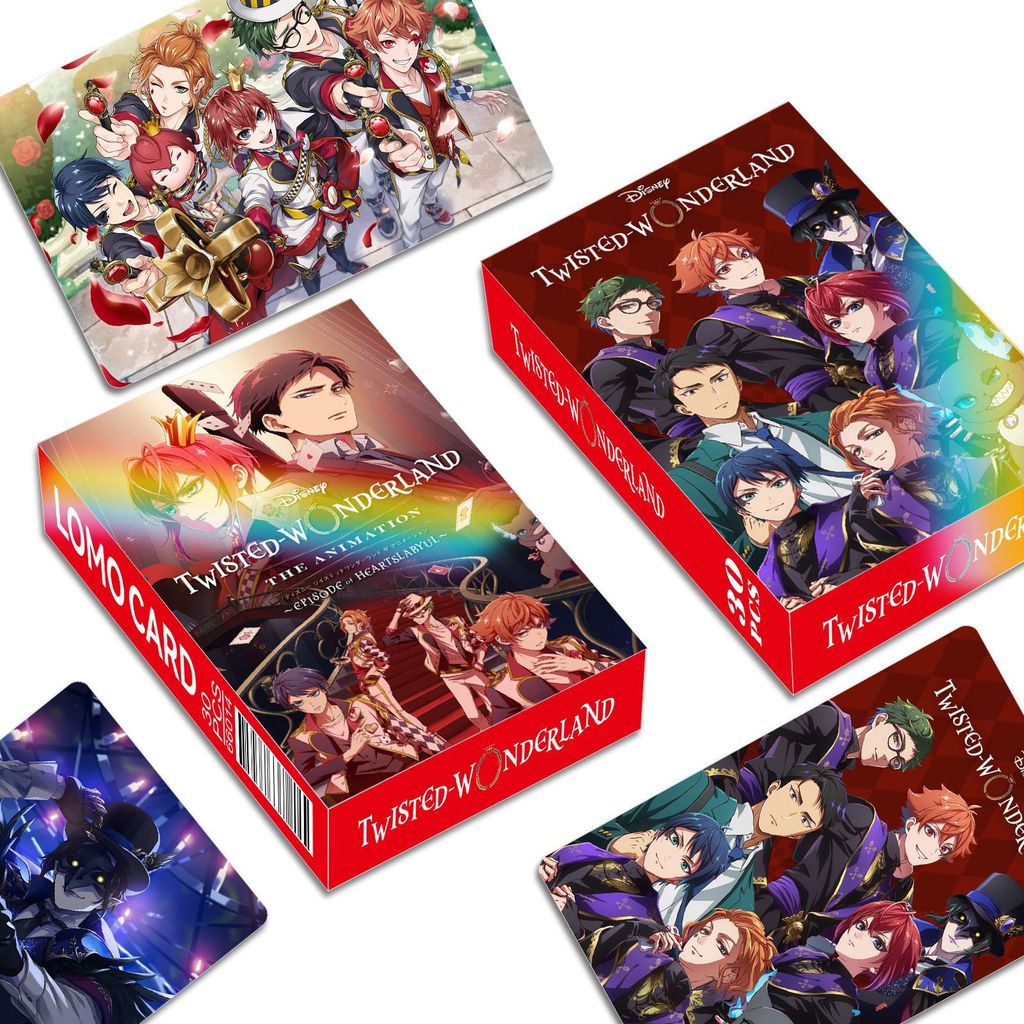 30 Peças Manhwa Manga Zoo Twisted-Wonderland Lomo Cards Grim Dire Crowley Riddle Rosehearts Jogo Para Celular Identidade