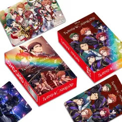 30 Peças Manhwa Manga Zoo Twisted-Wonderland Lomo Cards Grim Dire Crowley Riddle Rosehearts Jogo Para Celular Identidade