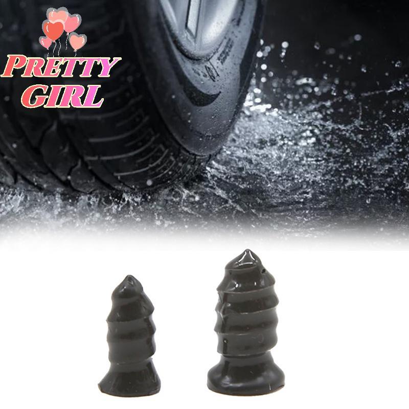 [Pretty ggirl] 20 Peças De Unhas Para Reparo De Pneus A Vácuo , Carro , Scooter , Bicicleta , De Borracha Universais Sem