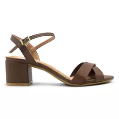 Sandália Vizzano Feminina Pelica Tira Cruzada Salto Bloco Casual 6291.927