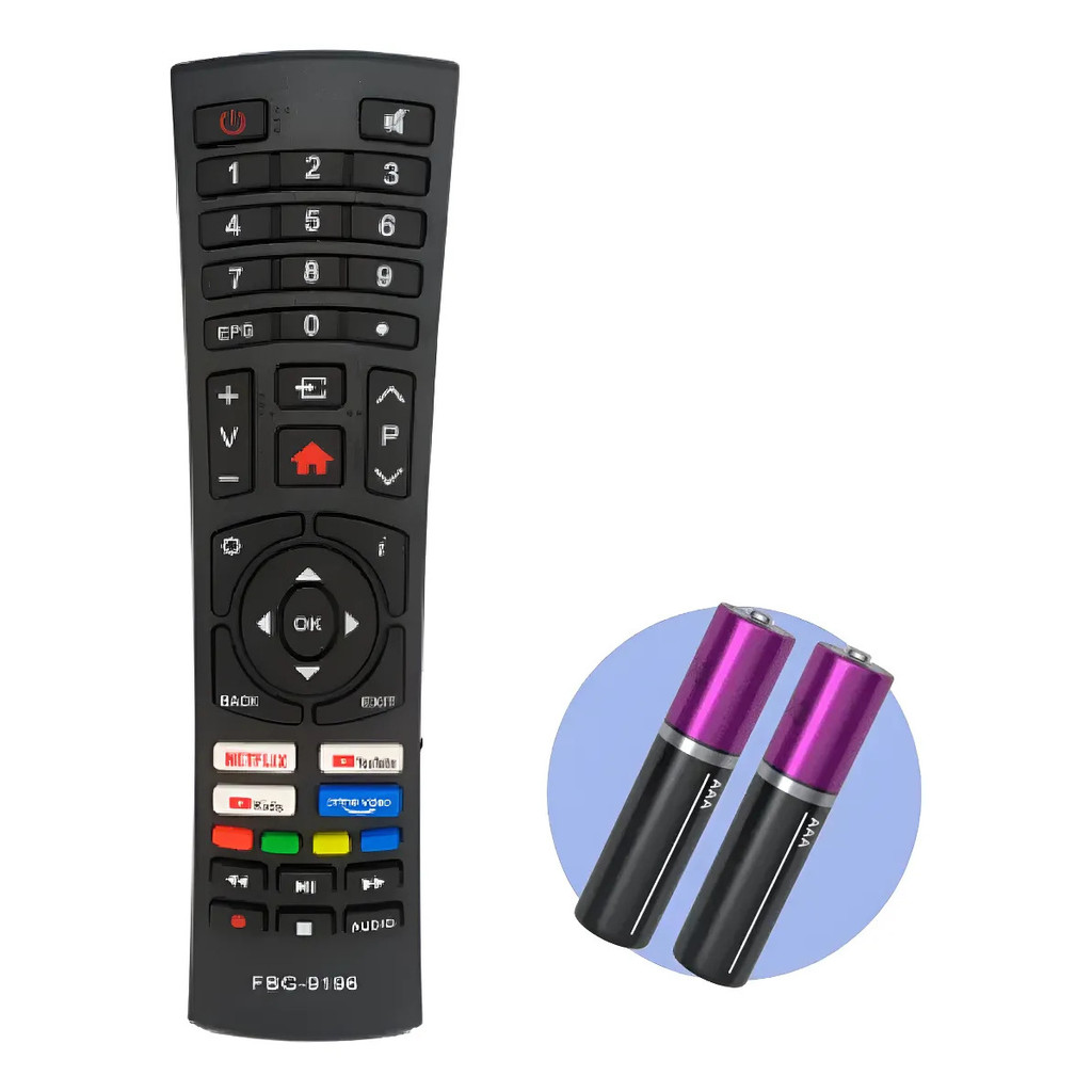 Controle Remoto Compatível C/ Multilaser Modelo Fbg-9196