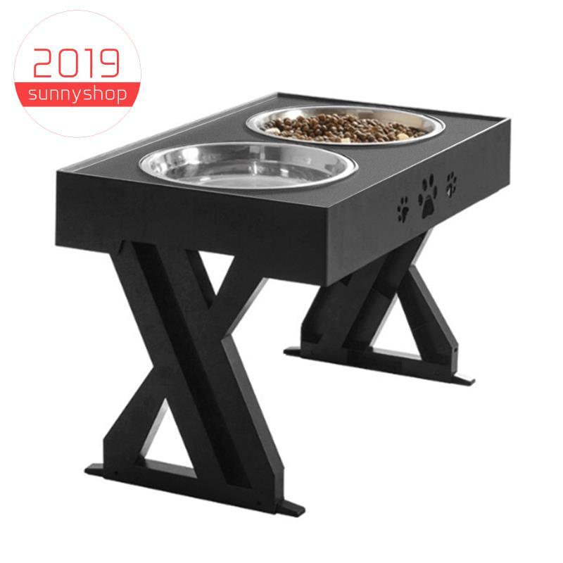 [Bestseller S] Tigela Para Cães Alimentador Animais De Estimação Mesa Elevatória Pote De Comida Com Suporte Altura Ajust