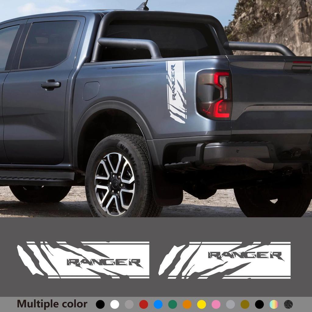 2 Pçs Adesivos De Caminhonete Aplicar Para Ford Ranger XLT Raptor F150 F250 F350 Corpo Listra Vinil Decalque Auto Acessó