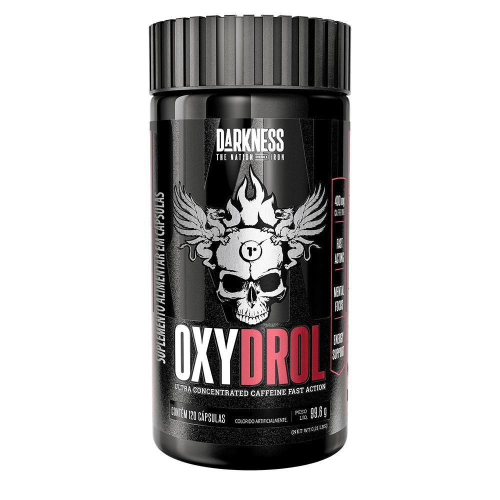 DARKNESS Oxydrol Termogênico com 400mg de Cafeína por Dose Suporte Energético Avançado - 120 Cápsulas