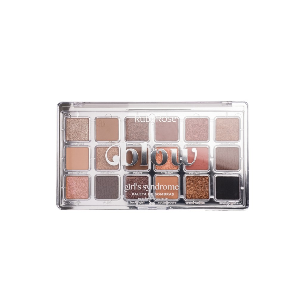 Paleta De Sombras Girl's Syndrome Blow - Hbe2206 - Ruby Rose