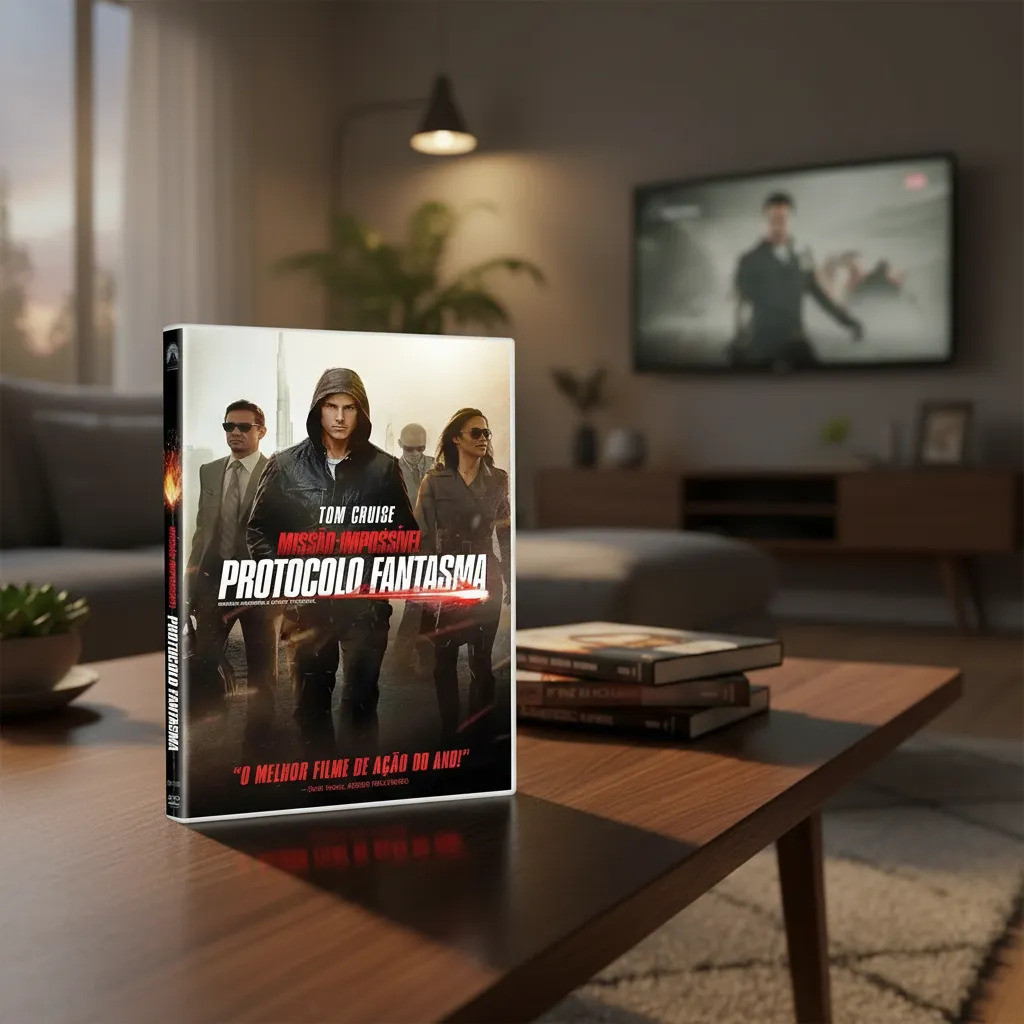 Dvd Missão Impossível: Protocolo Fantasma - Filme De Ação