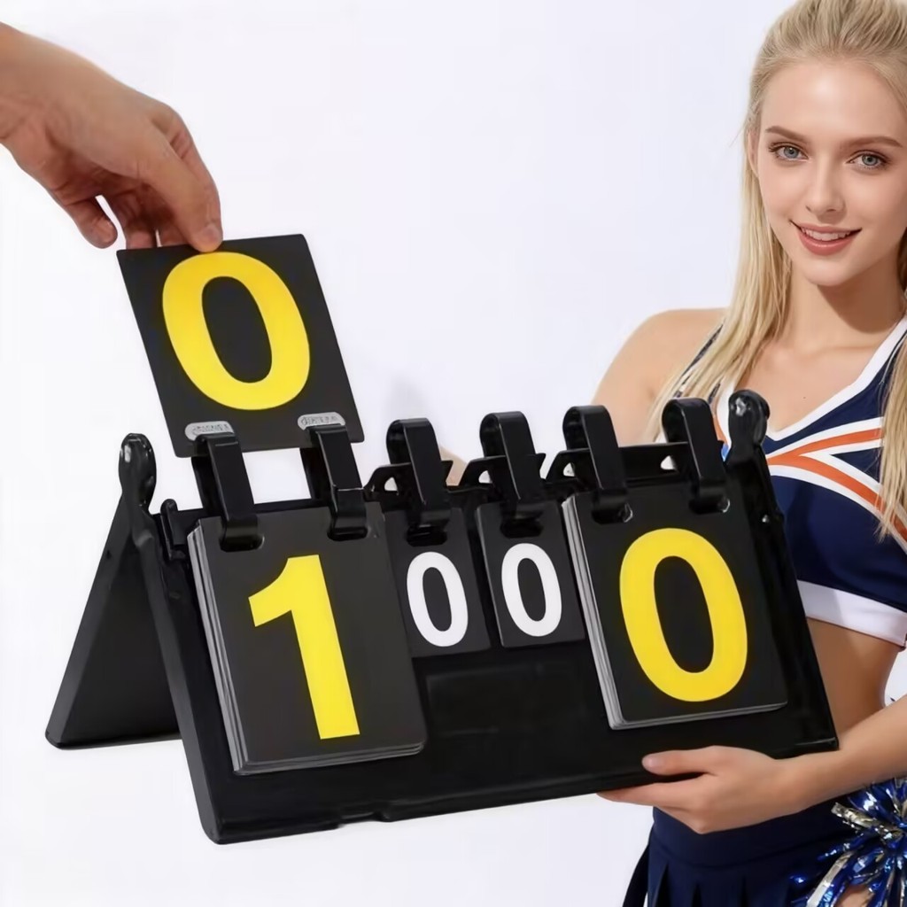 Placar De Mesa Pontuação Contador Marcador Jogo Dobrável Utilidades Vôlei/Tênis/Futebol/Badminton/Basquete/Tênis de mesa