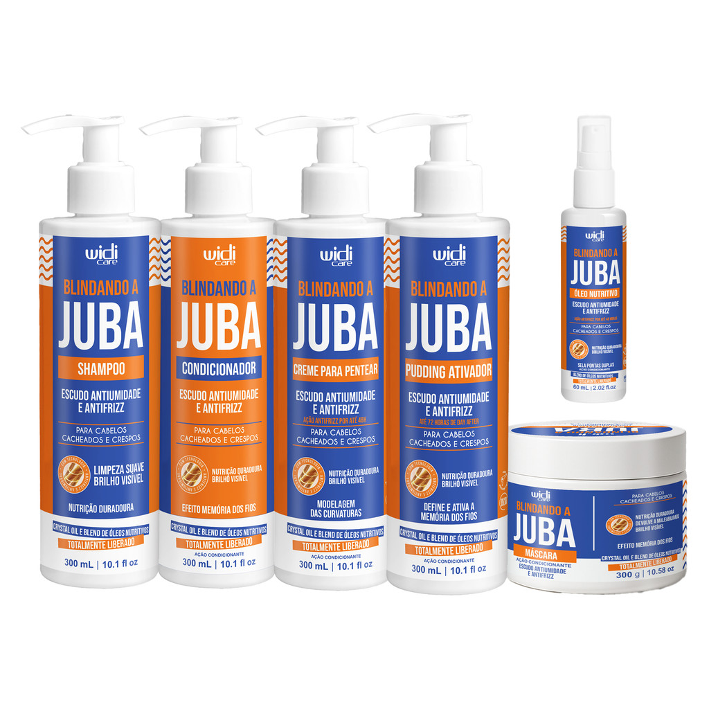Kit Widi Care Blindando a JUBA com 6 produtos