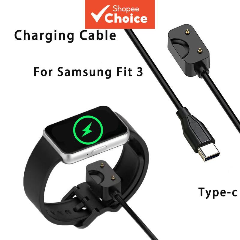 Cabo Carregador Tipo C Preto Para Samsung Galaxy Fit 3