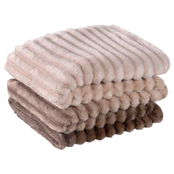 Cobertor Queen Manta 320g/m² Coberta Alto Relevo 3D Grosso 2,40m x 2,20m Toque Macio Mantinha Fluffy