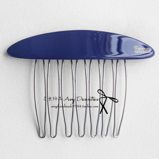 Favor genuíno cocar acessórios de cabelo coreano Oval pente de cabelo inserção pente grampo de cabelo cartão novo estilo