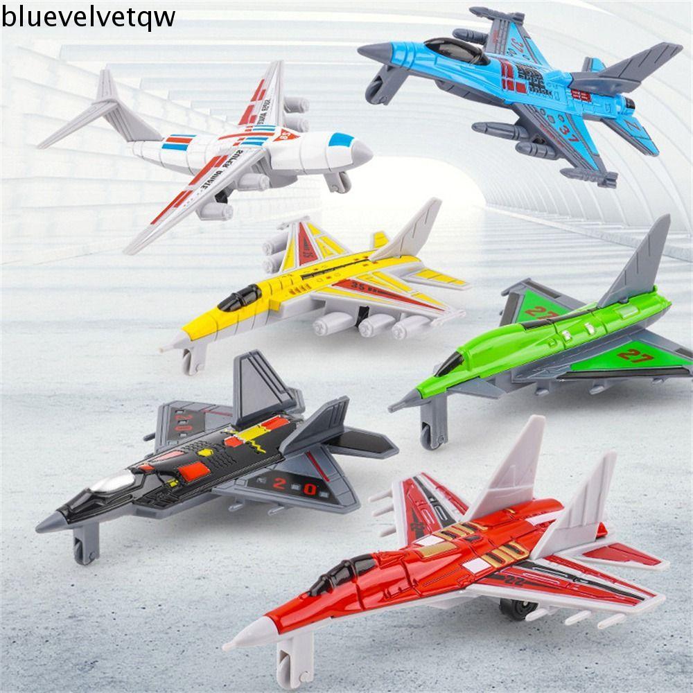 Brinquedo Modelo De Avião BLUEVELVETQW , Brinquedos De Aeronaves De Aviação De Simulação , Jato De Caça Planador Fundido