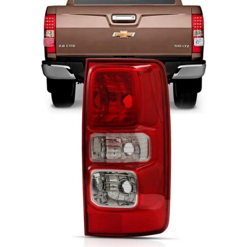 LANTERNA TRASEIRA S10 2012 2013 2014 2015 2016 2017 2018 2019 2020 2021 2022 2023 2024 COM LED