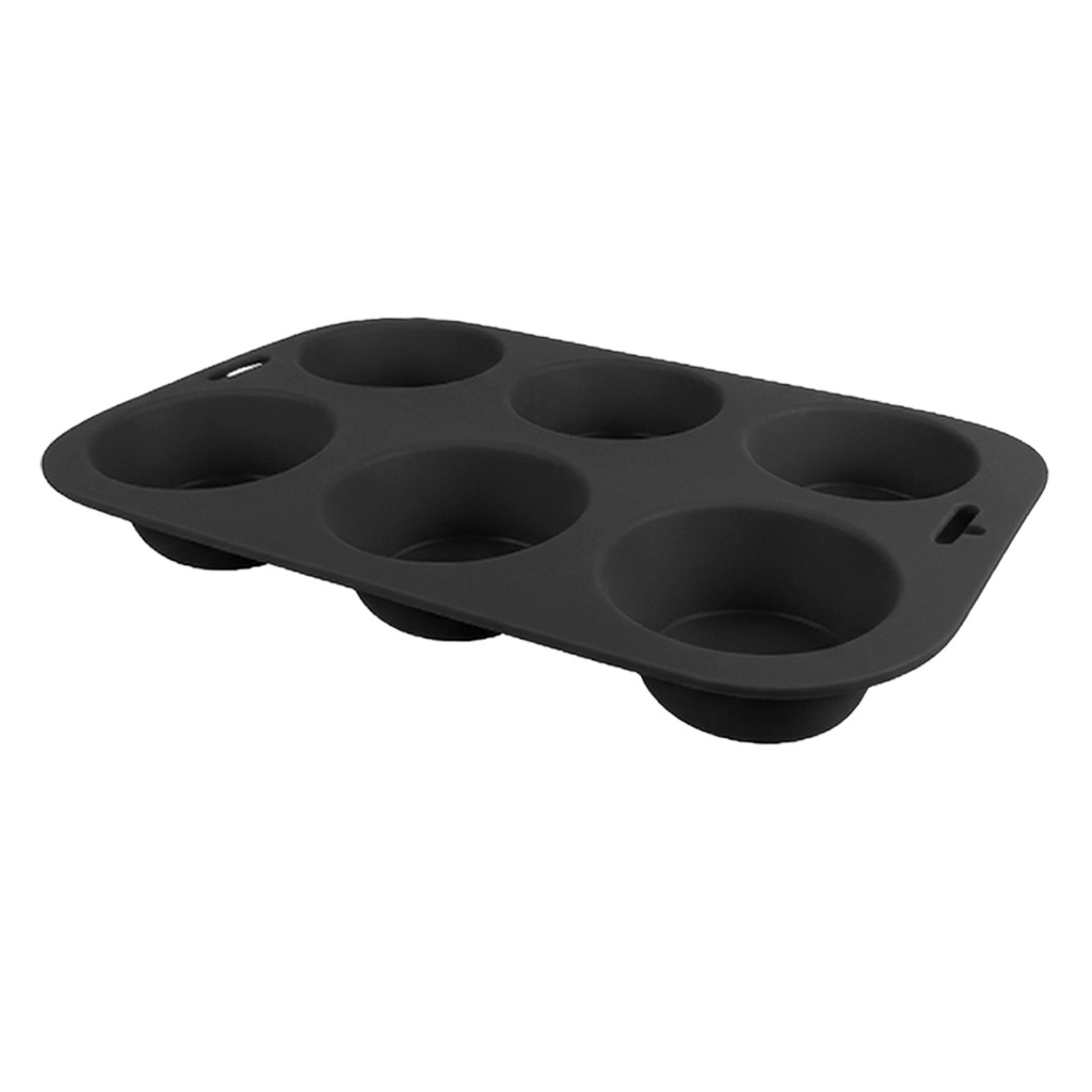 FORMA SILICONE 6 COMPATIMENTO DOCE BOLO CUPCAKE DURAVEL RESISTENTE ANTIADERENTE RESISTENTE SOBREMESA