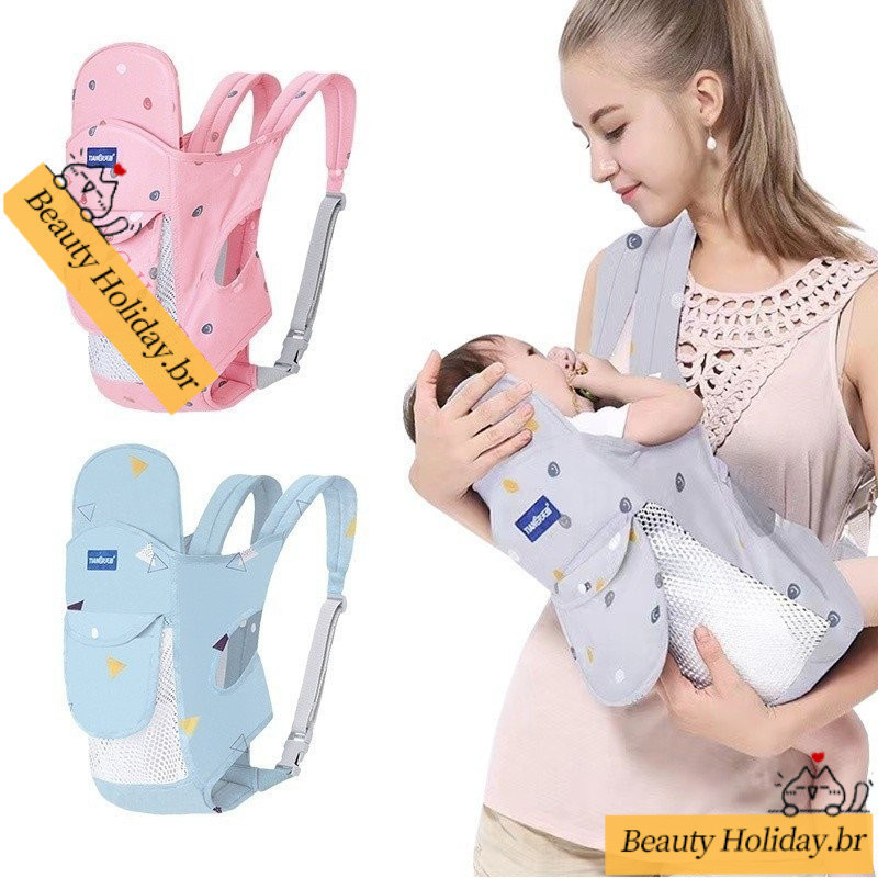 Bebê Carrier 20kg/Bebê pode respirar saco de canguru ergonômico