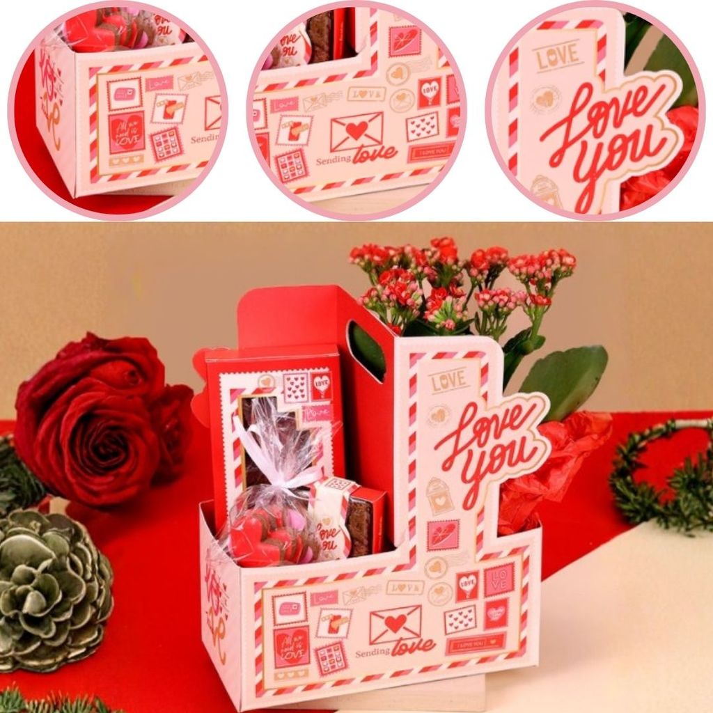 10 CESTA 20X20X24 LOVE YOU 4997 ( DIA DOS NAMORADOS JANGO 2026 ) OUTLET