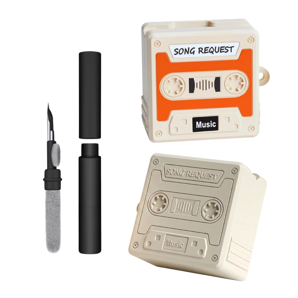 Kit Limpador para Fones e Capa Protetora Nerdcase para Galaxy Buds 4, Silicone, 