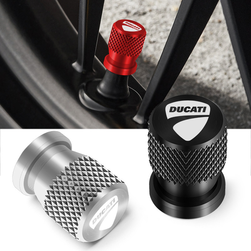 2 Pçs Válvula Do Pneu Da Motocicleta Porta De Ar Tampa Haste Plug Acessórios Para Ducati Scrambler Multistrada 950 1100 