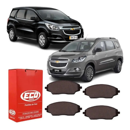 Pastilha De Freio Gm Spin Sonic Cobalt 2012 Em Diante