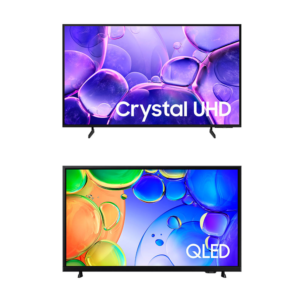 Smart Tv 55" Crystal Uhd 4K U8100f Smart Tv 43" QLED Full HD