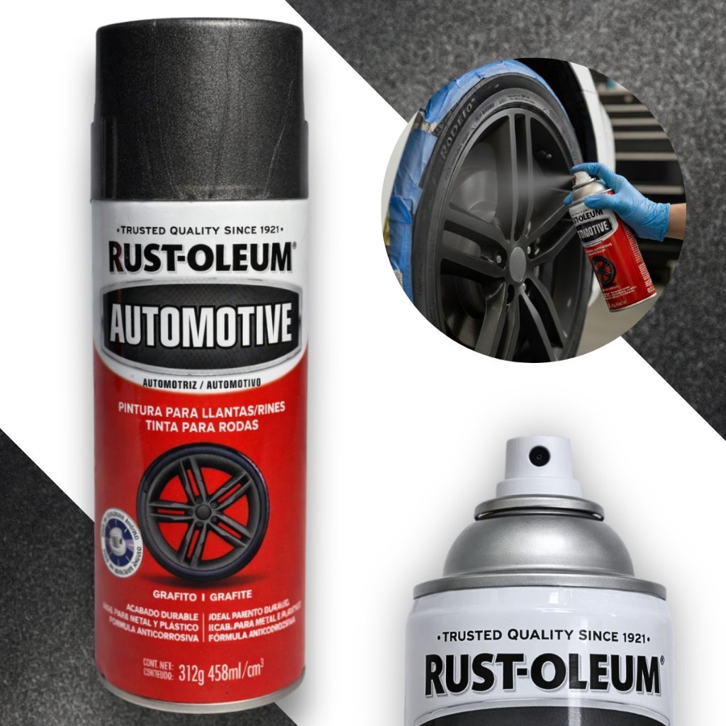 Tinta Spray Para Roda Grafite Automotiva Rust Oleum