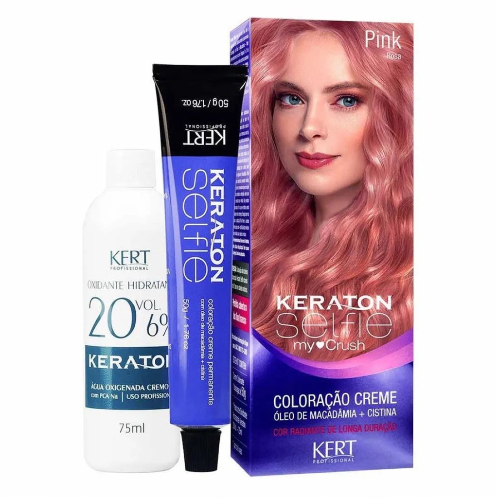 Keraton Coloração Creme Selfie My Crush Pink Rosa