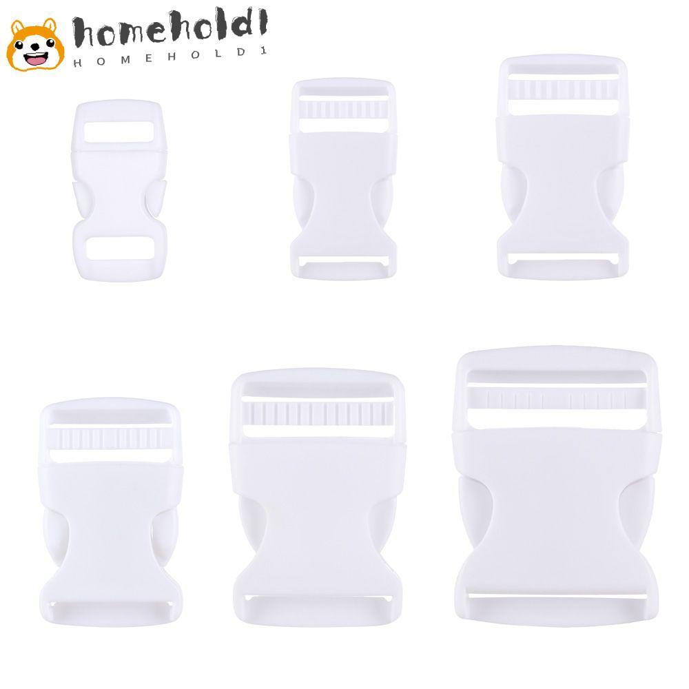 HOMEUVOE 2/5/10/20/30 Pçs Fivela Curvada De Alta Qualidade Saco Cinta Webbing Plástico Branco Paracord Pulseira Bloqueio