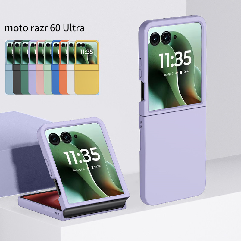 Capa Dura Ultrafina Para Motorola Moto Razr 60 Pro 50 40 , De Proteção PC De Plástico Ultra Fosco