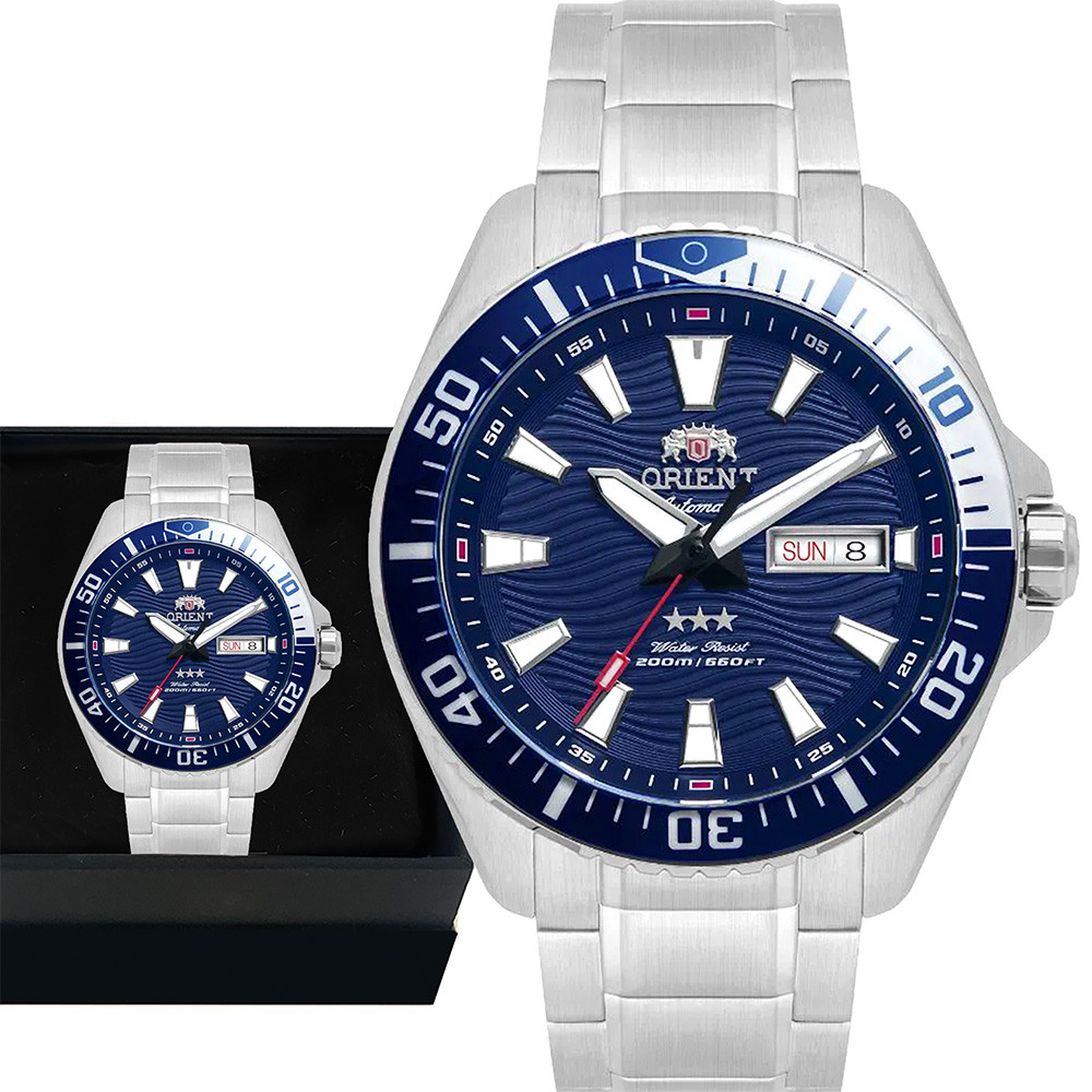 Relógio Orient Masculino Sport Sea Automático Prata Original em Oferta na Shopee