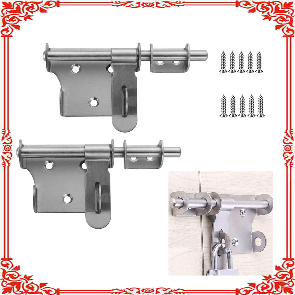 2 peças parafusos esquerdo direito 16x8.4x2.5cm parafusos de fechadura de porta parafusos de fechadura de porta de sala