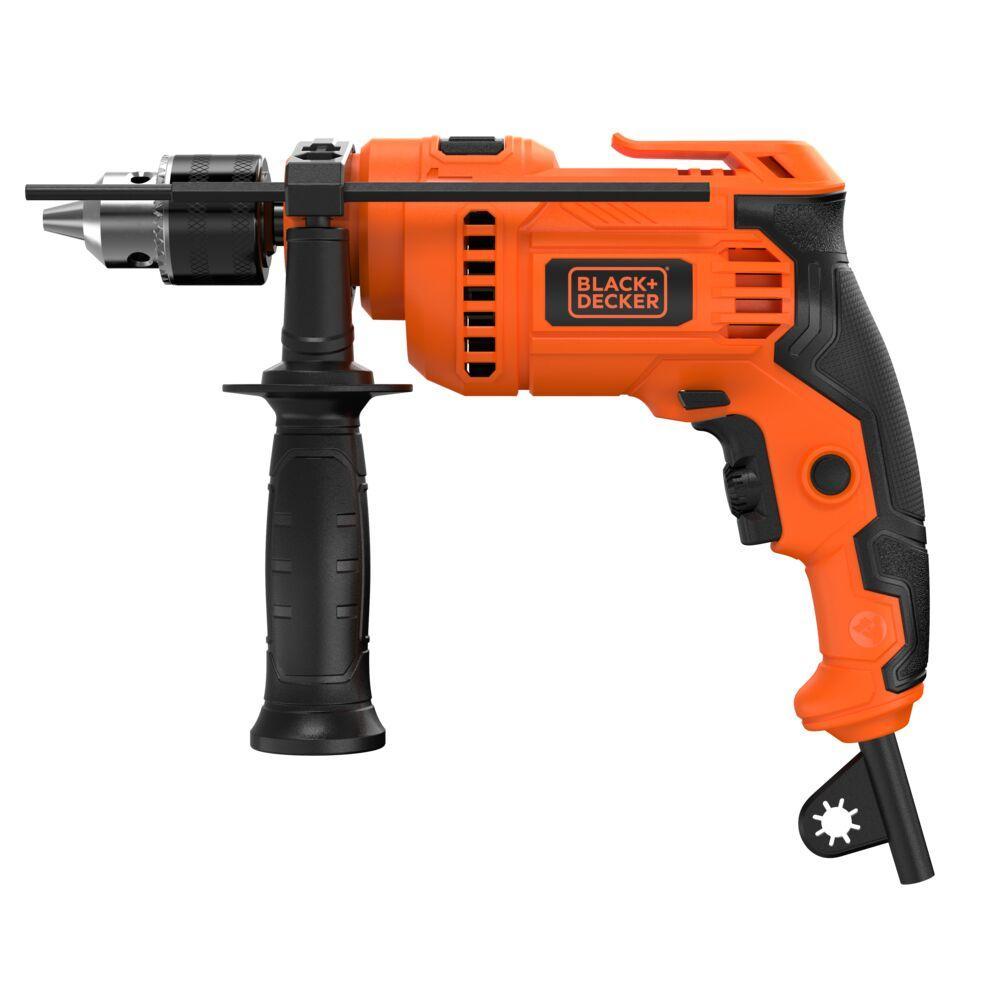 Furadeira de Impacto 13mm BLACK+DECKER BED713650K 650W com Acessórios e Maleta 220V em Oferta na Shopee